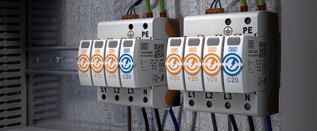 Überspannungsschutz bei Elektro Häcker GmbH in Schweinfurt