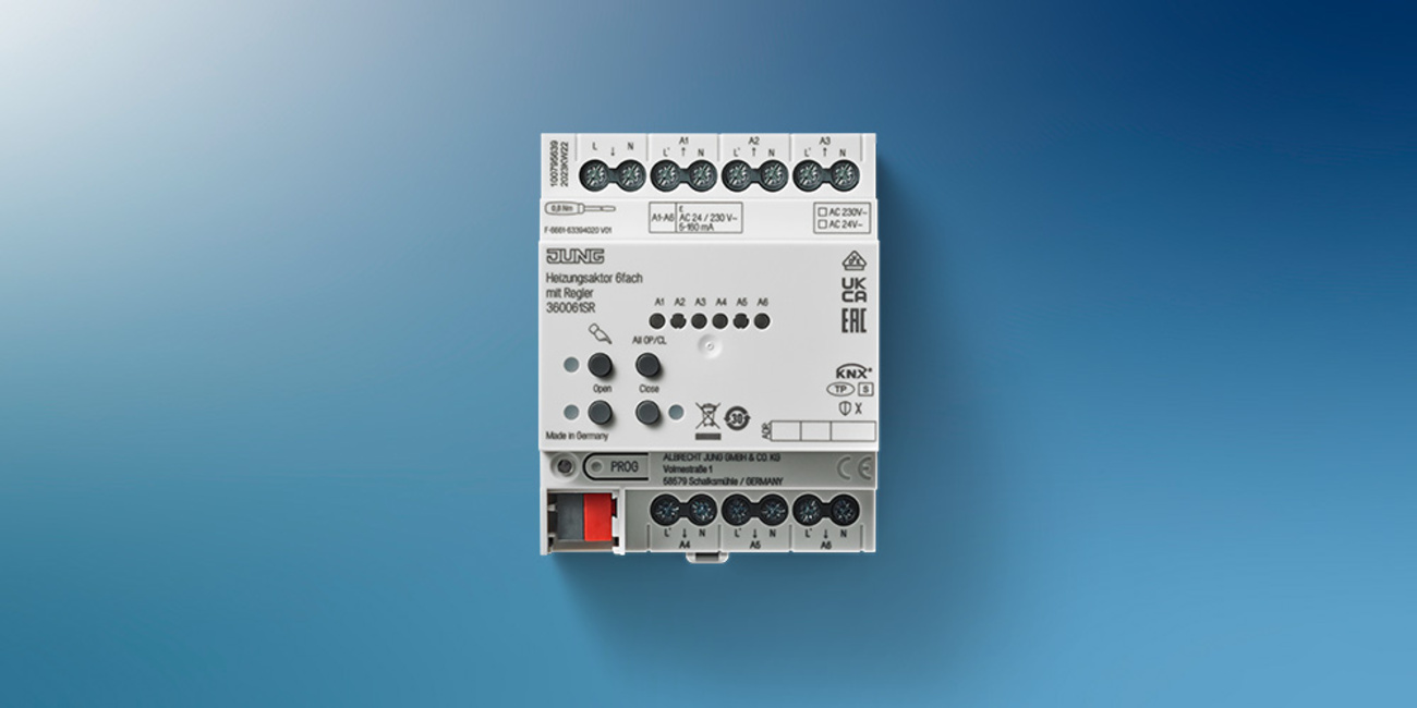 KNX Heizungsaktor 6-fach bei Elektro Häcker GmbH in Schweinfurt