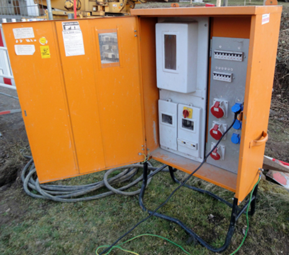 Baustromkasten bei Elektro Häcker GmbH in Schweinfurt
