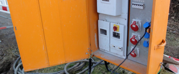 Baustrom bei Elektro Häcker GmbH in Schweinfurt