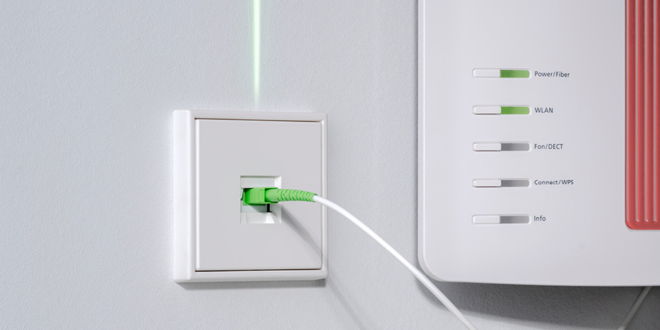 Die neuen Glasfaser-Anschlussdosen bei Elektro Häcker GmbH in Schweinfurt