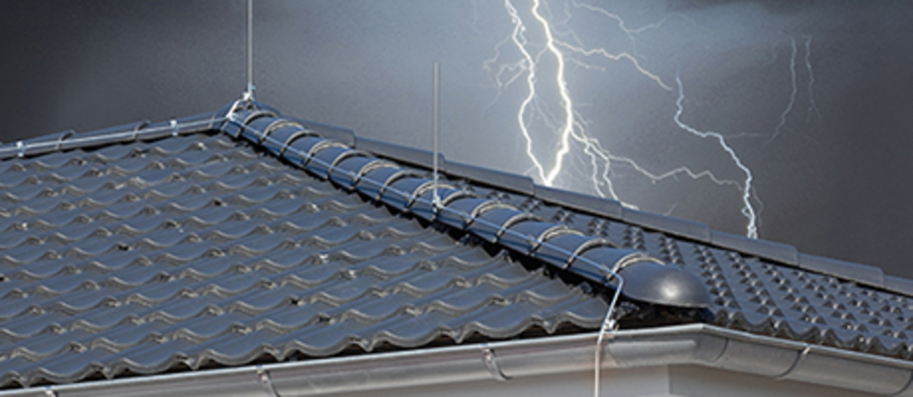 Äußerer Blitzschutz bei Elektro Häcker GmbH in Schweinfurt