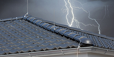 Äußerer Blitzschutz bei Elektro Häcker GmbH in Schweinfurt