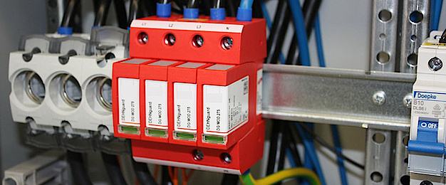 Über­spannungs­schutz bei Elektro Häcker GmbH in Schweinfurt